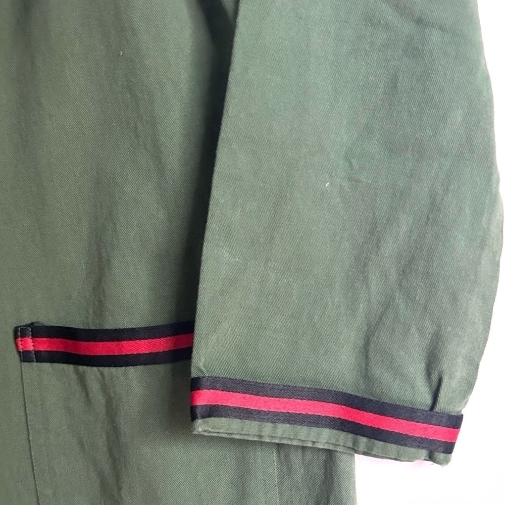 SASSAFRAS Women Longline Full Sleeve Green Shrug open jacket coat medium - Picture 5 of 9